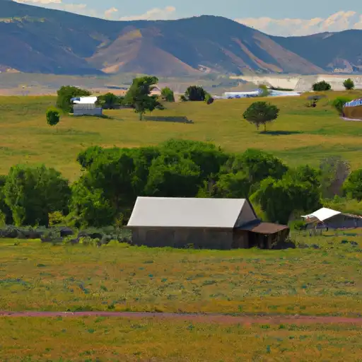 Rural homes in Duchesne, Utah