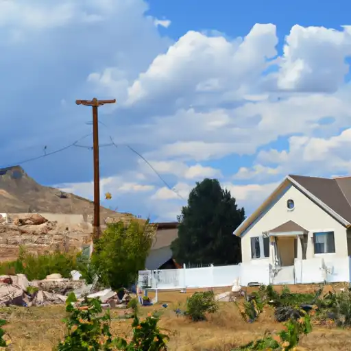 Rural homes in Millard, Utah