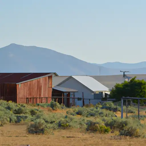 Rural homes in Piute, Utah