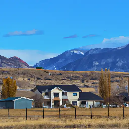 Rural homes in Rich, Utah
