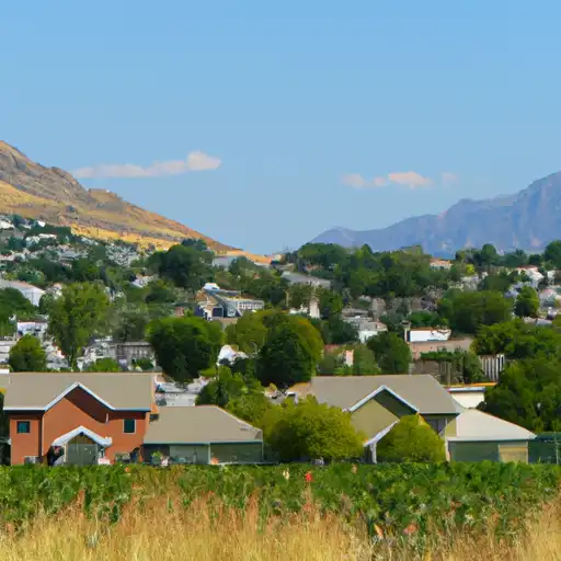 Rural homes in Salt Lake, Utah