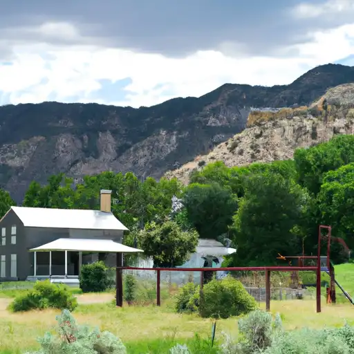 Rural homes in Sanpete, Utah
