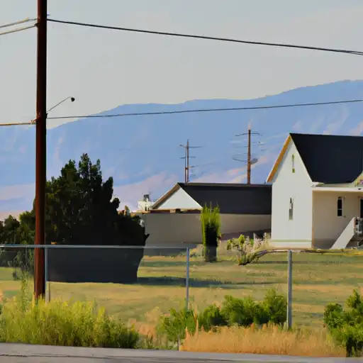Rural homes in Tooele, Utah