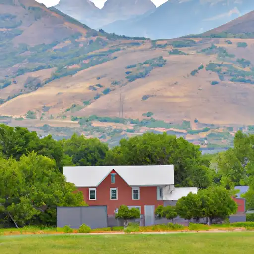 Rural homes in Wasatch, Utah