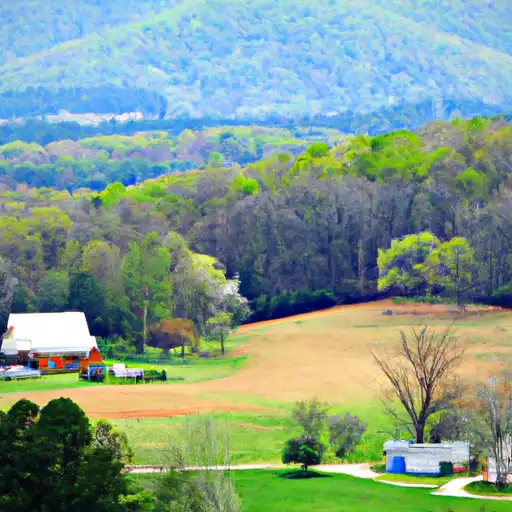 Rural homes in Albemarle, Virginia