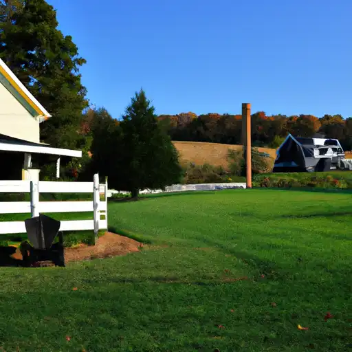 Rural homes in Bedford, Virginia