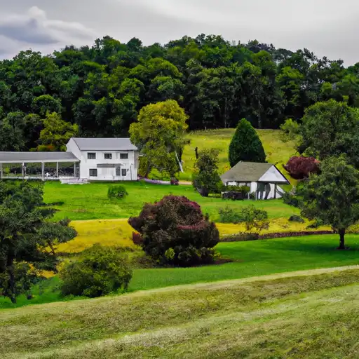 Rural homes in Campbell, Virginia
