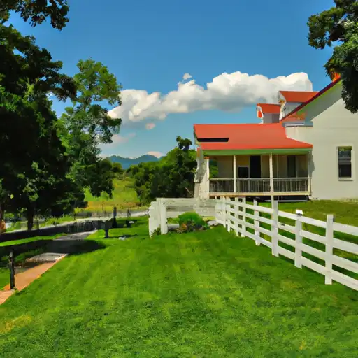 Rural homes in Covington, Virginia