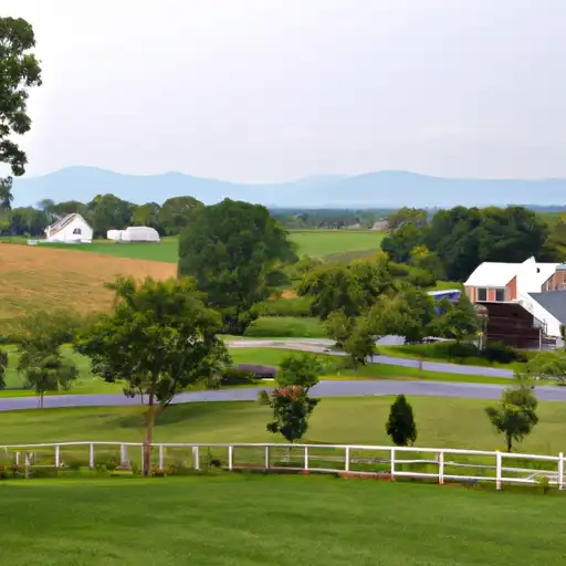 Rural homes in Frederick, Virginia