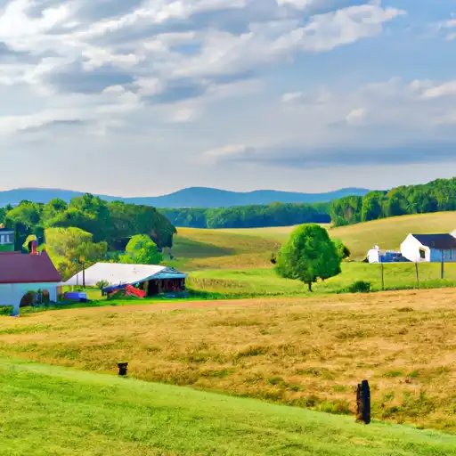 Rural homes in Giles, Virginia