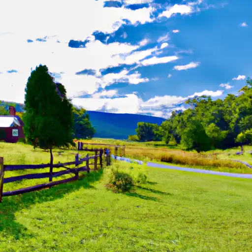 Rural homes in Lee, Virginia