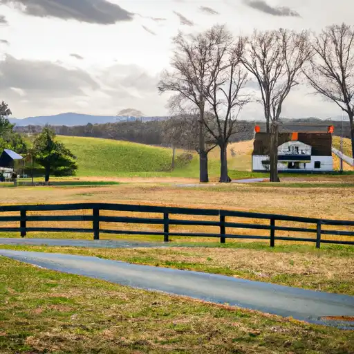 Rural homes in Loudoun, Virginia