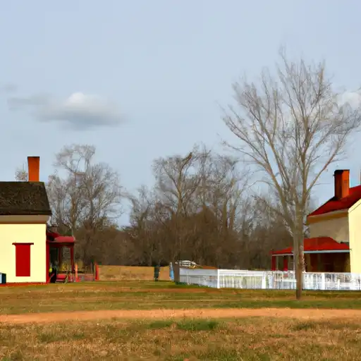 Rural homes in Manassas, Virginia