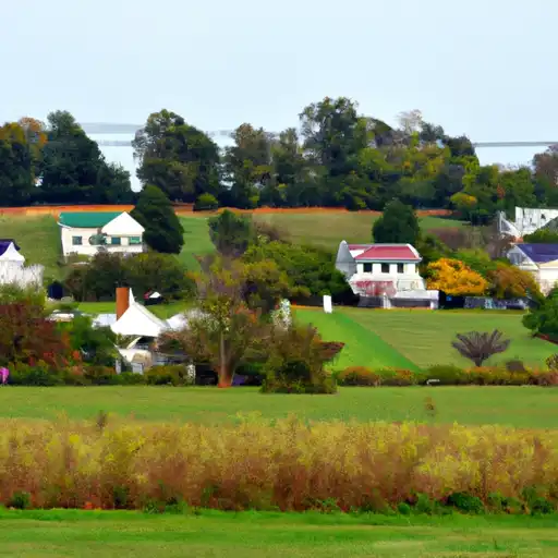 Rural homes in Orange, Virginia
