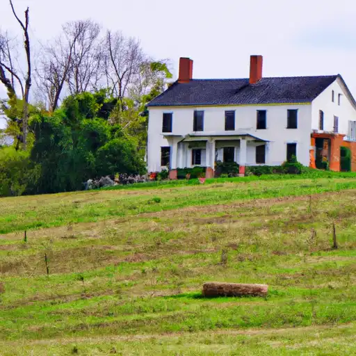 Rural homes in Pittsylvania, Virginia