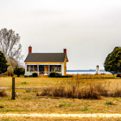 Rural homes in Poquoson, Virginia