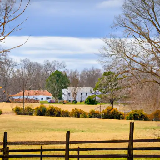 Rural homes in Prince Edward, Virginia
