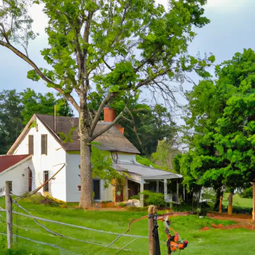 Rural homes in Rappahannock, Virginia