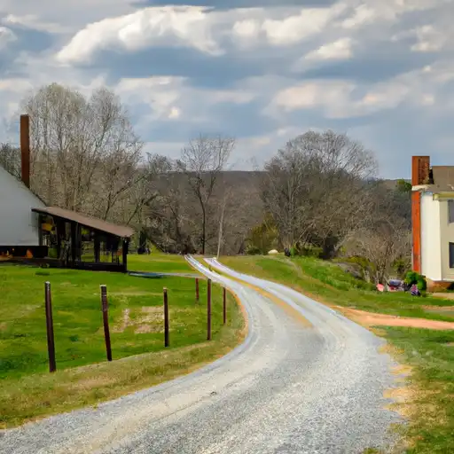 Rural homes in Scott, Virginia
