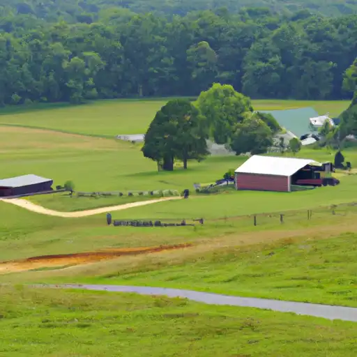 Rural homes in Stafford, Virginia