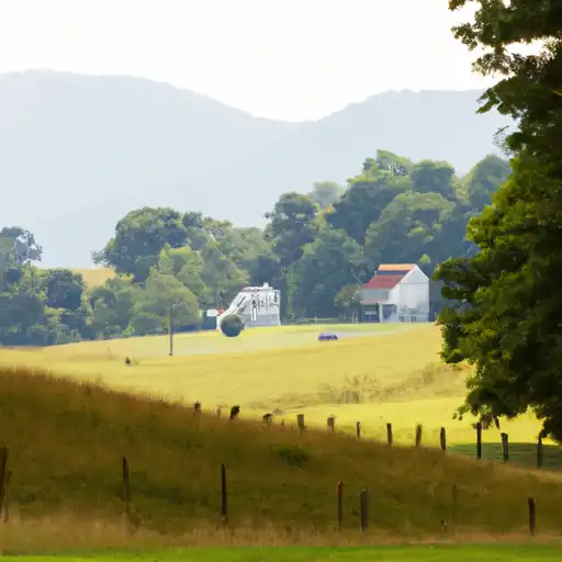 Rural homes in Washington, Virginia