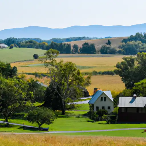 Rural homes in Waynesboro, Virginia