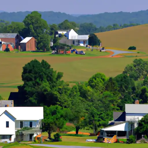 Rural homes in Westmoreland, Virginia