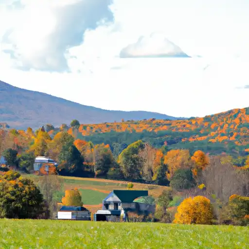 Rural homes in Addison, Vermont
