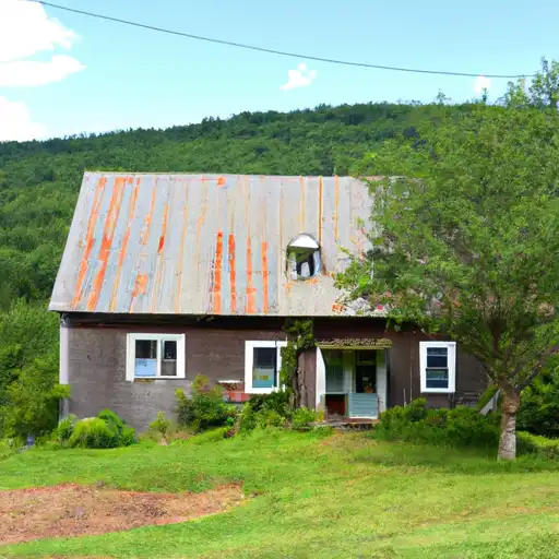 Rural homes in Orleans, Vermont