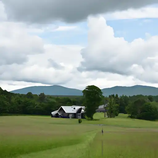 Rural homes in Windsor, Vermont