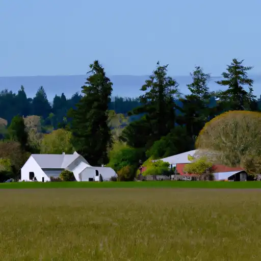 Rural homes in Grays Harbor, Washington