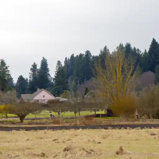 Rural homes in Snohomish, Washington