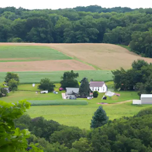 Rural homes in Brown, Wisconsin