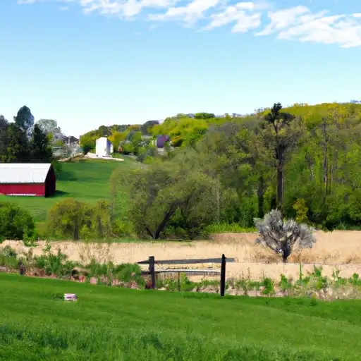 Rural homes in Crawford, Wisconsin
