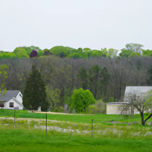 Rural homes in Dodge, Wisconsin