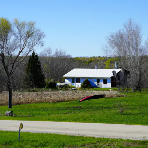 Rural homes in Fond du Lac, Wisconsin