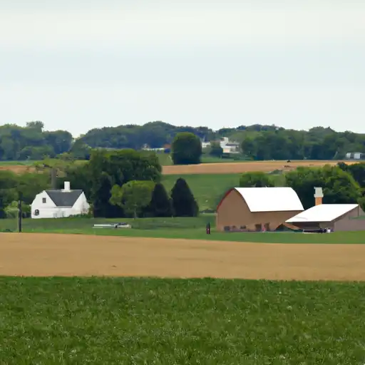 Rural homes in Grant, Wisconsin