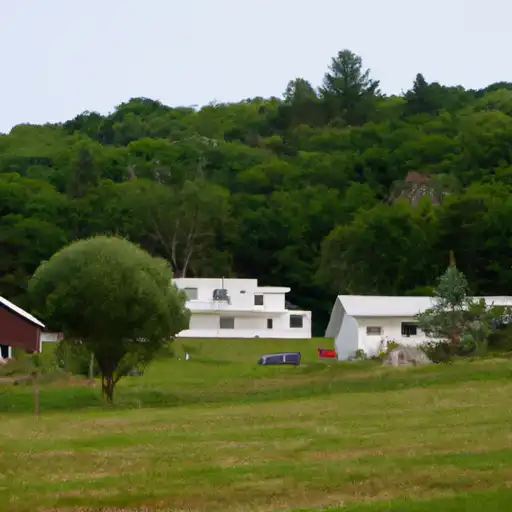 Rural homes in Langlade, Wisconsin