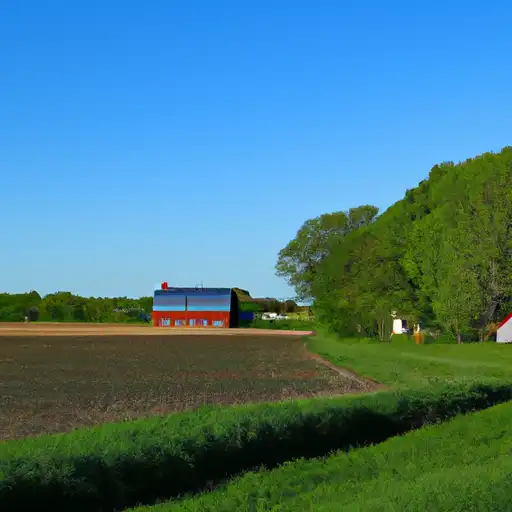 Rural homes in Manitowoc, Wisconsin