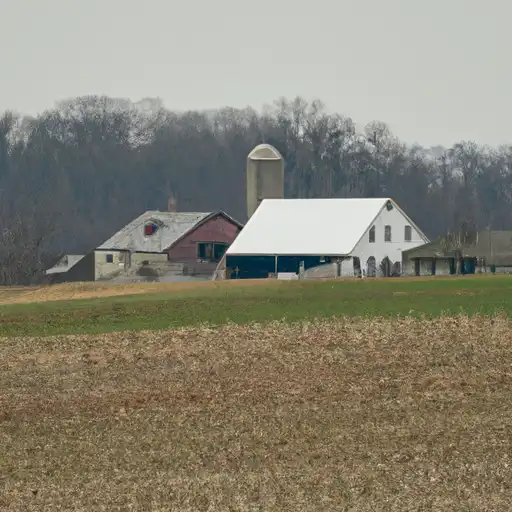 Rural homes in Outagamie, Wisconsin