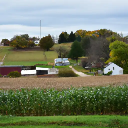 Rural homes in Price, Wisconsin