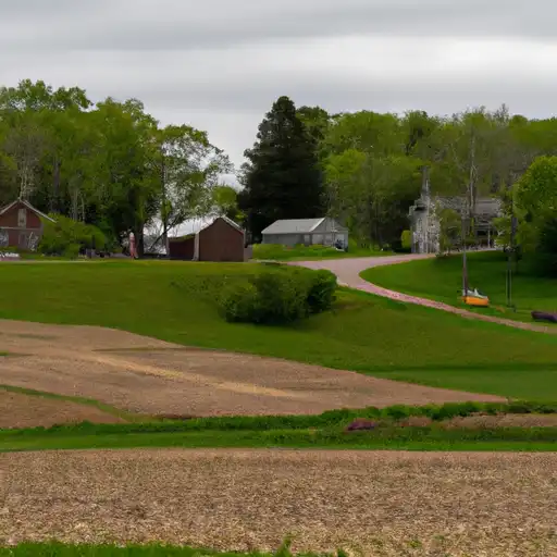 Rural homes in Saint Croix, Wisconsin