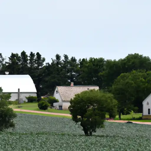 Rural homes in Washburn, Wisconsin