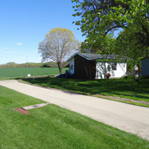 Rural homes in Winnebago, Wisconsin