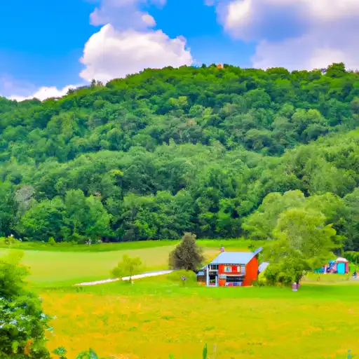 Rural homes in Braxton, West Virginia