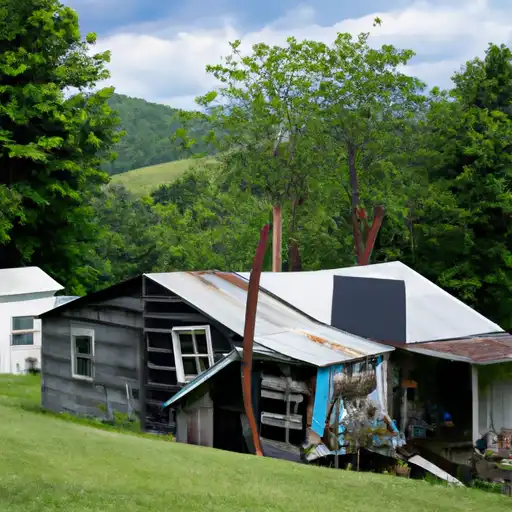 Rural homes in Doddridge, West Virginia