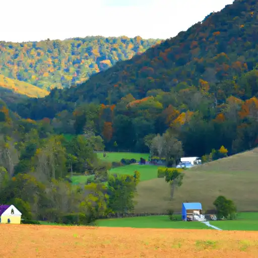 Rural homes in Hampshire, West Virginia