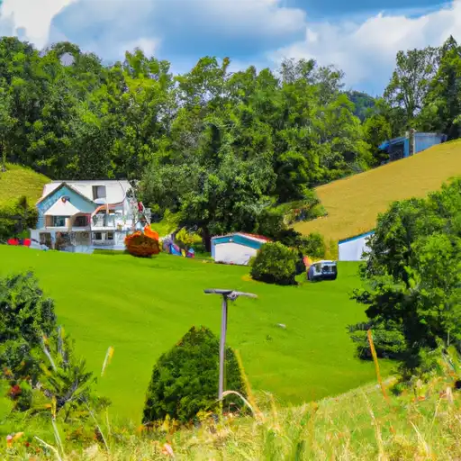 Rural homes in Hancock, West Virginia