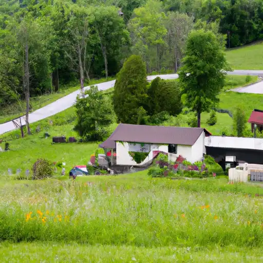 Rural homes in Harrison, West Virginia