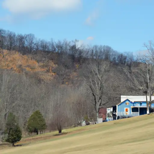 Rural homes in Logan, West Virginia